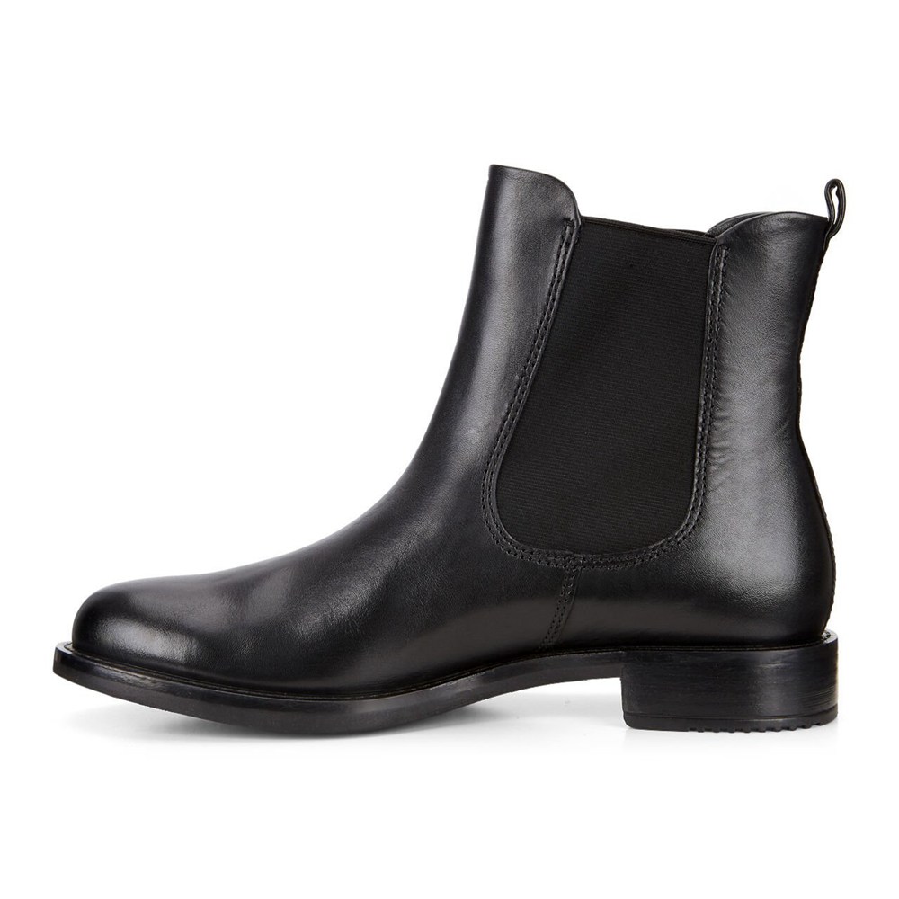 Womens Ankle Boots - ECCO Sartorelle 25 - Black - 0576CDIEB
